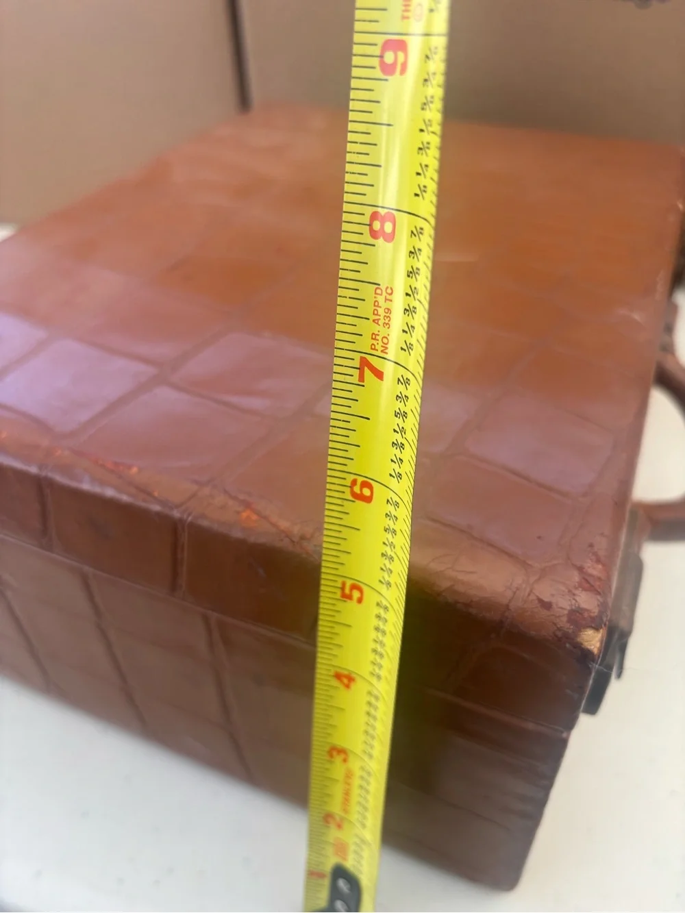 Vintage Shortrip Top Grain Cowhide Train Case